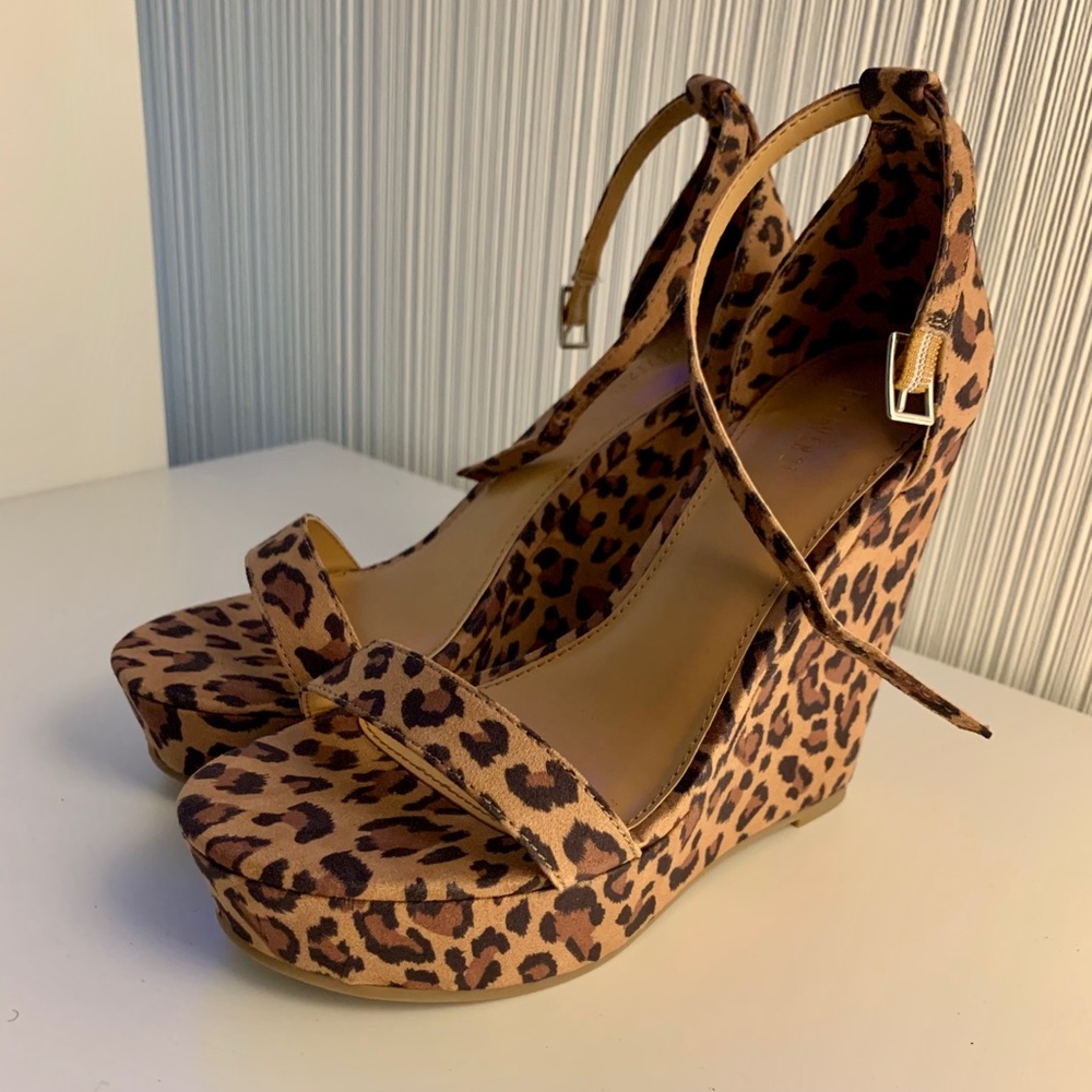 Forever 21 Leopard Printed Wedged Heels